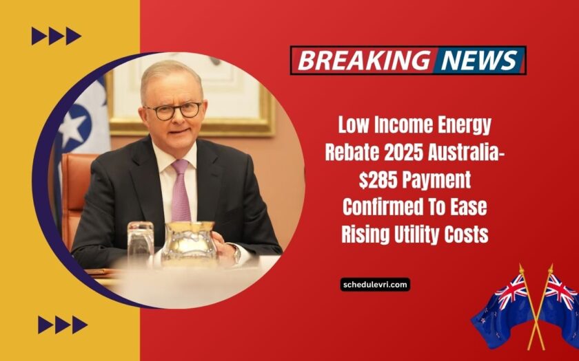 Low Income Energy Rebate 2025 Australia- $285 Payment Confirmed To Ease Rising Utility Costs